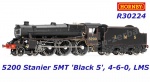 R30224 Hornby Parní lokomotiva  5200 Stanier 5MT 'Black 5', 4-6-0, LMS