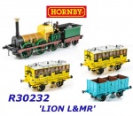 R30232 Hornby Set vlaku  "Lion" 1930 při příležitosti stého výročí,  L&MR