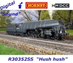 R30352SS Hornby Parní lokomotiva  W1 Class, "Hush Hush", LNER se zvukem a párou