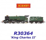 R30364 Hornby Steam Locomotive 6000 King Class, 4-6-0, 6009 "King Charles II" , BR