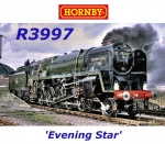 R3988 Hornby Steam Locomotive  9F Class, 2-10-0, 92220 "Evening Star" of the BR