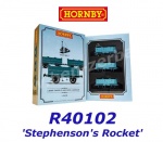 R40102 Hornby Set of 3 open carriage for Stephenson's Rocket of the L&MR