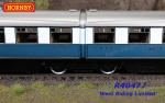 R40477 Hornby Set of double articulated passenger car 3rd Class 