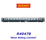 R40478 Hornby Set of double articulated passenger car "West Riding Limited" of the LNER