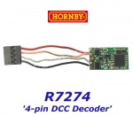 R7274 Hornby Digital Locomotive Decoder DCC 4 pin