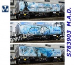 S783903 Sudexpress Set 3 cisternových vozů řady ZACNS, M.A.D Logistic