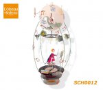 SCH0012 L'Oiseau Bateau Little musician on music balloon