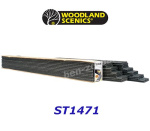 ST1471 Woodland Scenics Track-Bed Strips (Standard Pack) , H0