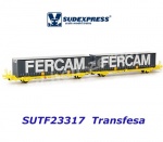 SUTF23317 Sudexpress Double container car Laagrss  "Transfesa" - FERCAM