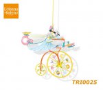 TRI0025 L'Oiseau Bateau Květinová víla s motýlkem - žlutá
