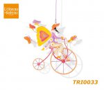 TRI0033 L'Oiseau Bateau Yellow Fairy on the bike