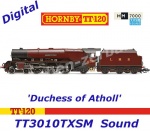 TT3010TXSM Hornby TT Parní lok. Princess Coronation, 6231 "Duchess of Atholl", LMS - Zvuk