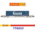 TT6033 Hornby TT Kontejnerový vůz řady Sffgmss  s kontejnerem "GEEST", TOUAX