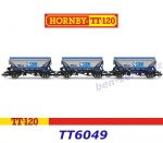 TT6036 Hornby TT Set of 3 Hopper Wagon of the ECC