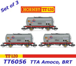 TT6056 Hornby TT  Set 3 cisternových vozů TTA Amoco, BRT
