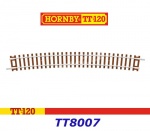 TT8007 Hornby TT Curved Track R 640 mm / 15°, R6
