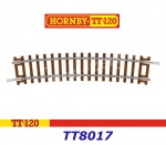 TT8017 Hornby TT Poloviční kolej oblouková R 394 mm / 15°, R4