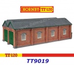 TT9019 Hornby TT Dvojitá výtopna - Styl červených cihel