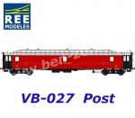 VB-027 REE Modeles Francouzský poštovní vůz OCEM, železnice PO