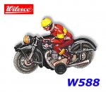 W588 10588 Wilesco Black Motorbike