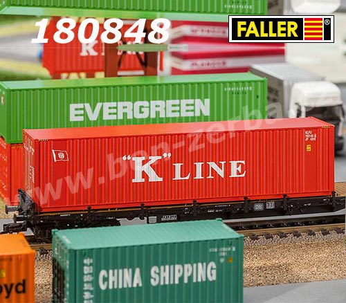 Faller 180829 20/' contenedores K-Line 1:87 h0 nuevo
