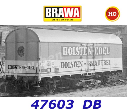 DB Ep.IV Vagón Frigorífico Ibdlps 383 “Holsten-Edel” BRAWA BRAWA H0 47603 
