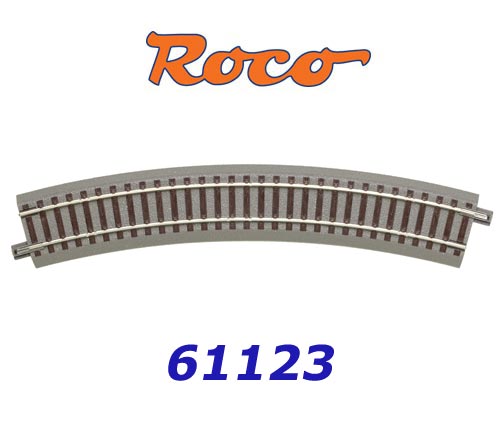 thumbnail image 2 of Roco 61123 H0 Scale 1:87 Curved Track - Radius R3 434.5mm 30° - Made In Austria 2 of 2