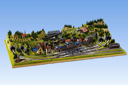 84830 Noch Layout Baden Baden N Z Trains N 1 160 Layouts